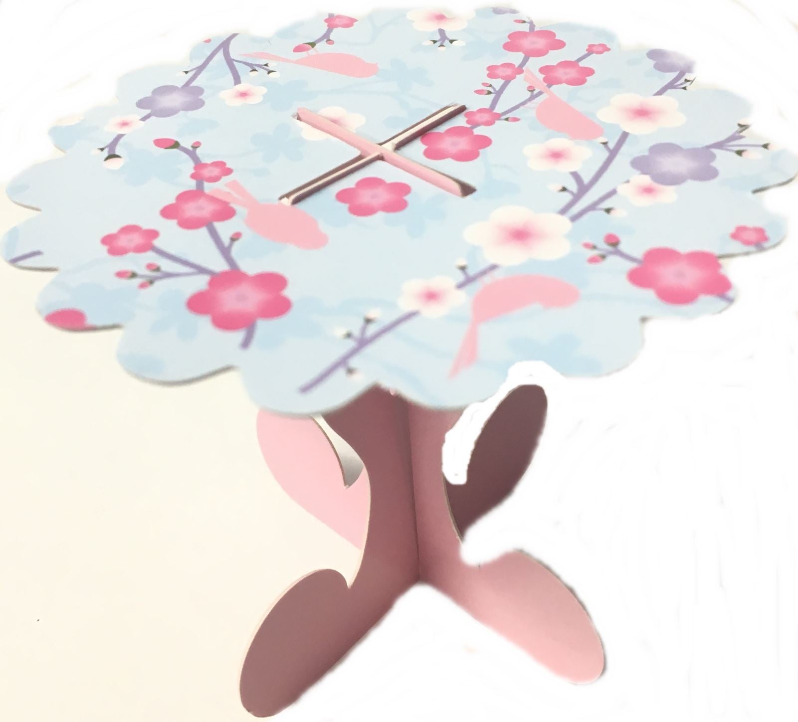 10 X MINI CAKE STANDS PARTY BLOSSOM. FAKE \\\FAKE