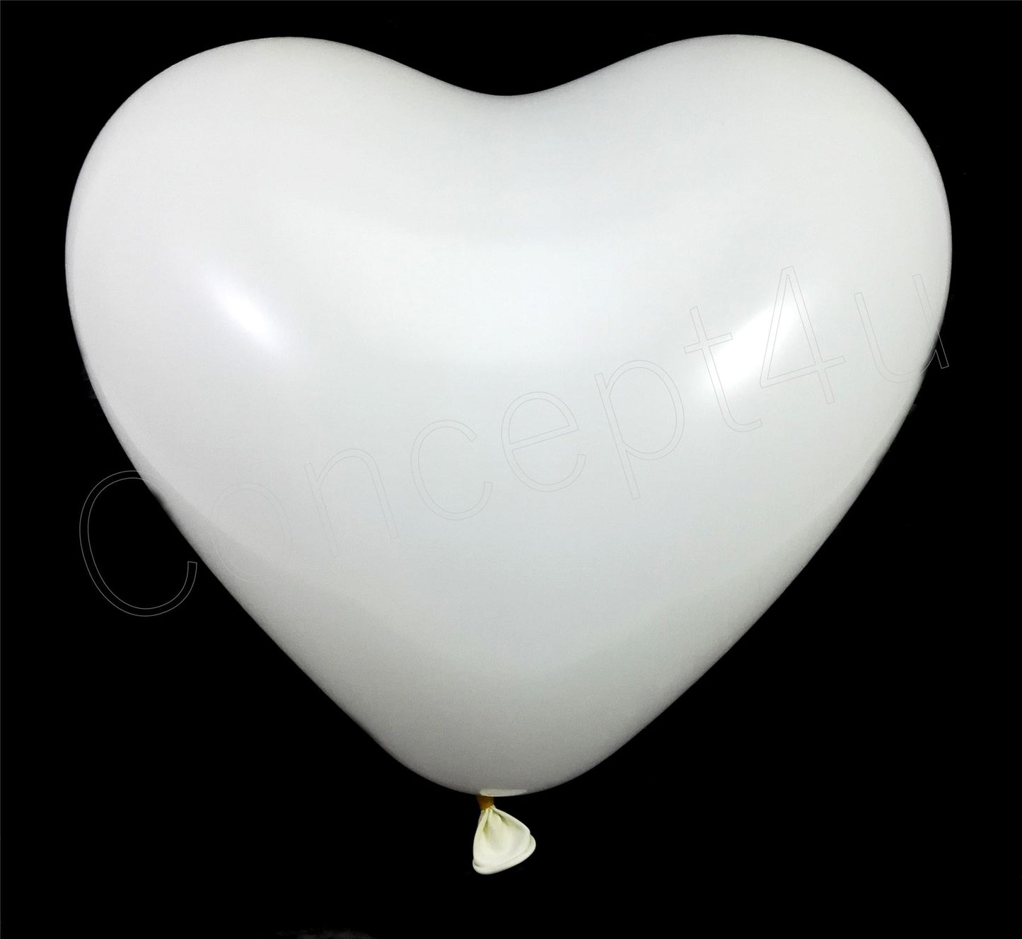 100 WHITE HEARTS BALLOONS. H10004 \\\H10004