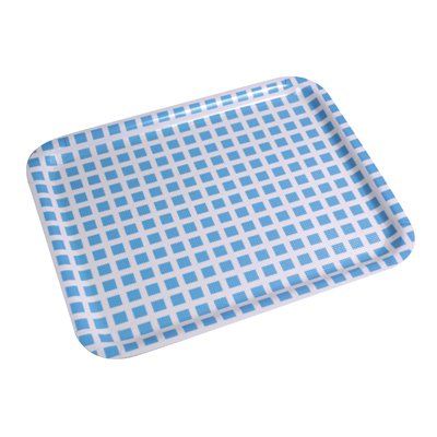NON SLIP KITCHEN/HOME TRAY - WHITE WITH PATTERN. HA6255 \\\HA6255