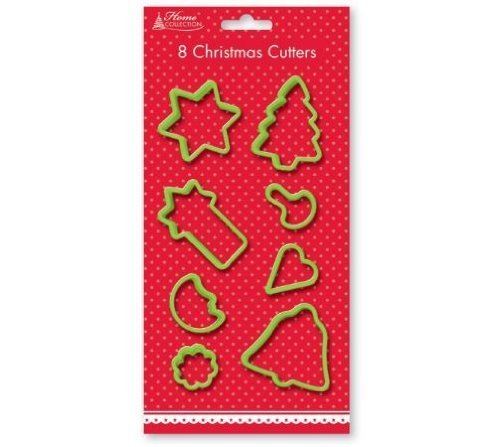 ASSORTED 8 CHRISTMAS CUTTERS DOUGH COOKIE BISCUIT. HCCC HCCT \\\HCCC