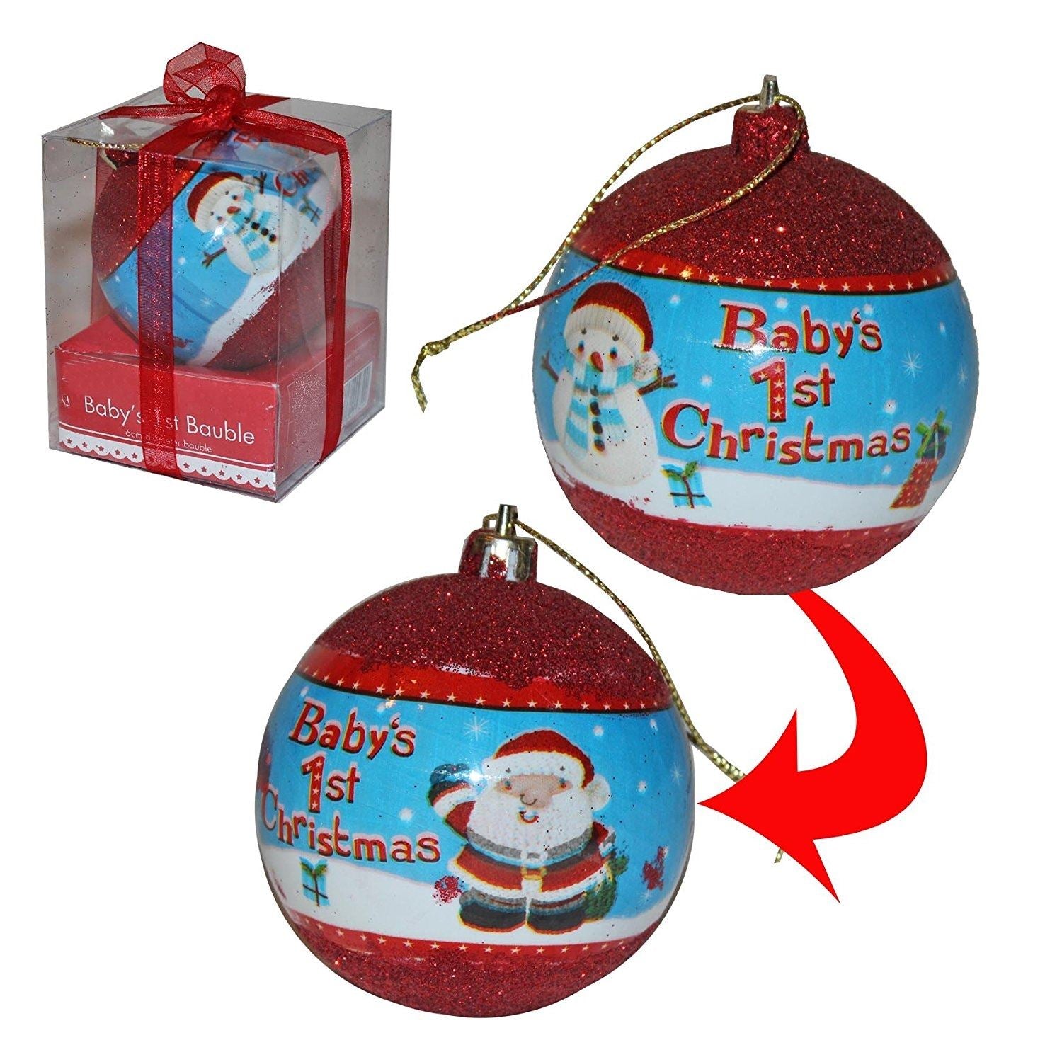 'CHRISTMAS BABY'S 1ST BAUBLE TREE DECORATION'||'. '||'HDBF' \\\HDBF