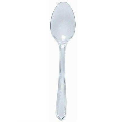 HEAVY DUTY DISPOSABLE CLEAR PLASTIC FORK CUTLERY SET - 1 PACK. HDFK50 \\\HDFK50