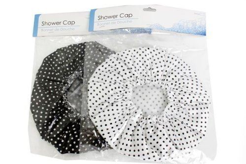 POLKA DOT SHOWER CAPS ASSORTED COLOUR. HH4555A \\\HH4555A