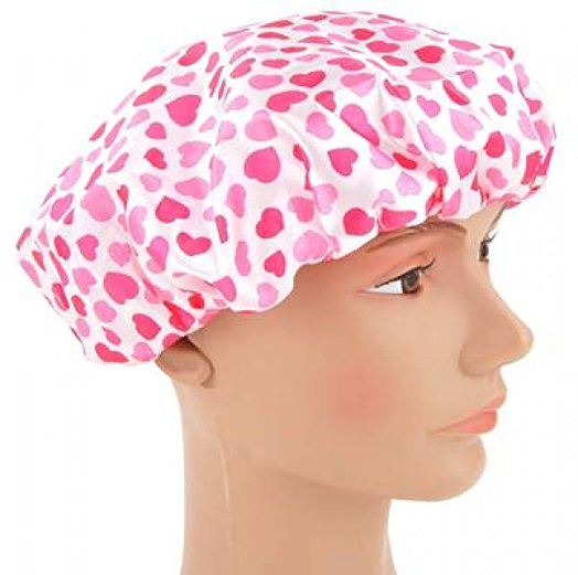 HEART SHAPED DESIGN SHOWER CAP. HH5097 \\\HH5097