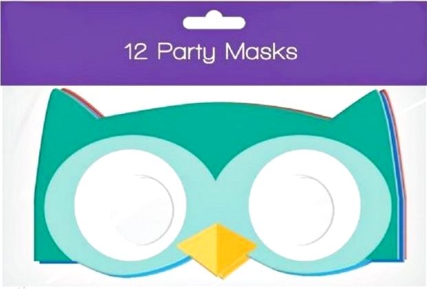 12 PARTY MASKS. HHAT \\\HHAT