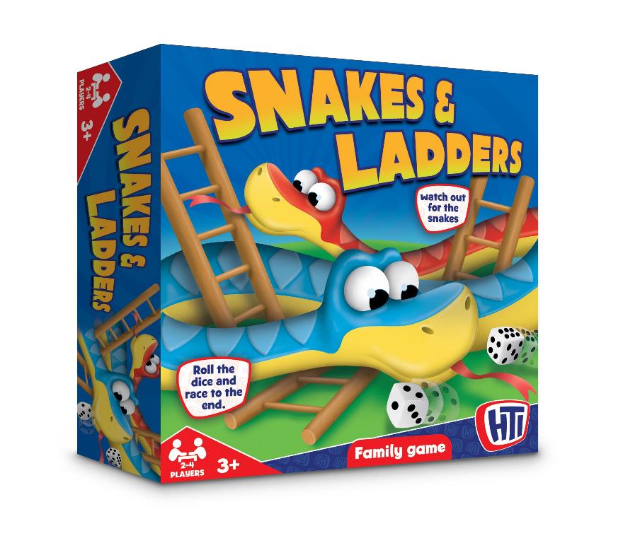 HTI SNAKES LADDERS BOARD GAME. 1374325 \\\HTI1372490