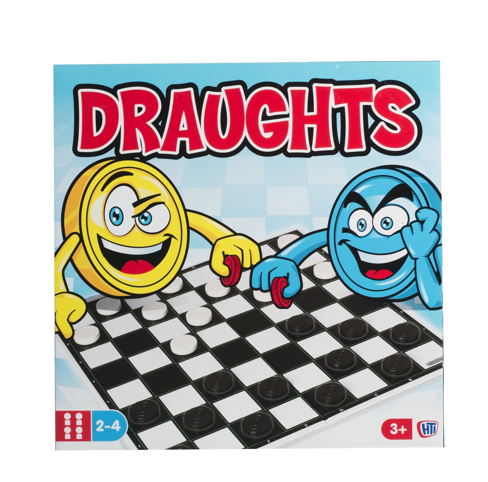 HTI TRADITIONAL DRAUGHTS BOARD GAME. 1374327 \\\HTI1372491
