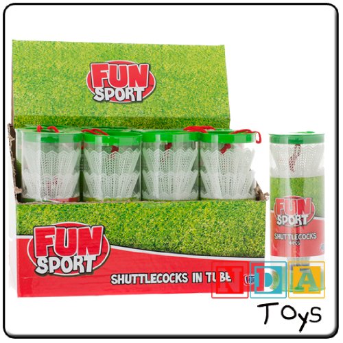 FUN SPORT PACK OF 4 SHUTTLECOCKS. 1394513 \\\HTI1394513