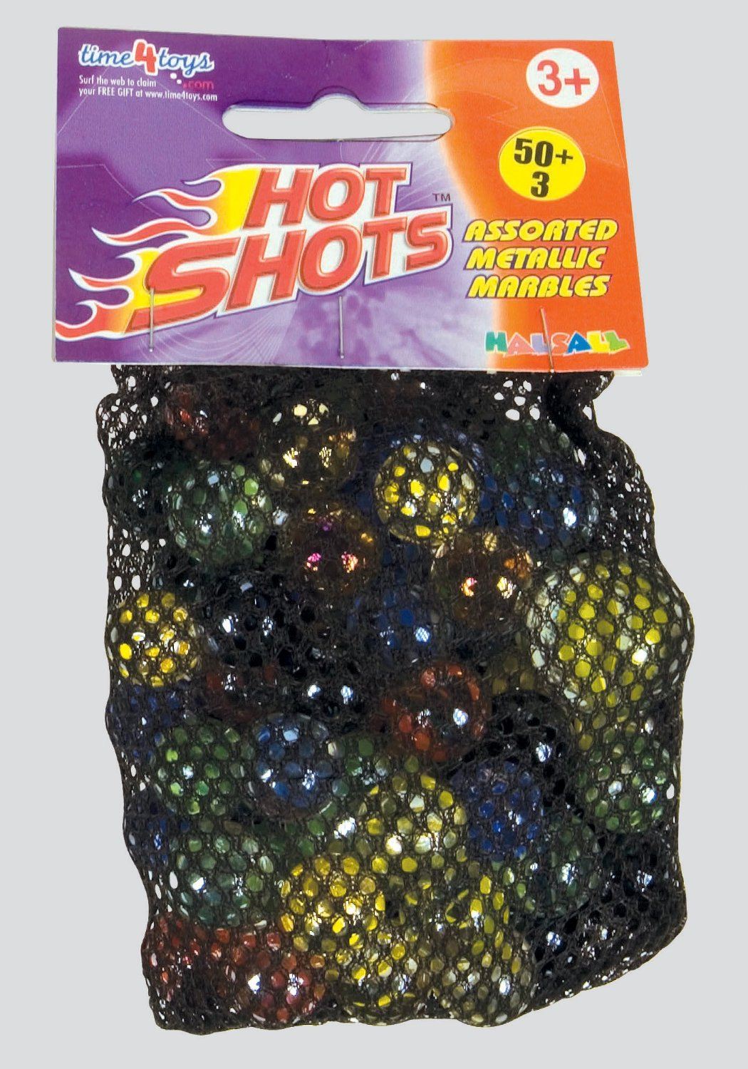 HOT SHOTS PACK OF MARBLES 50. HTITP225 \\\HTITP225