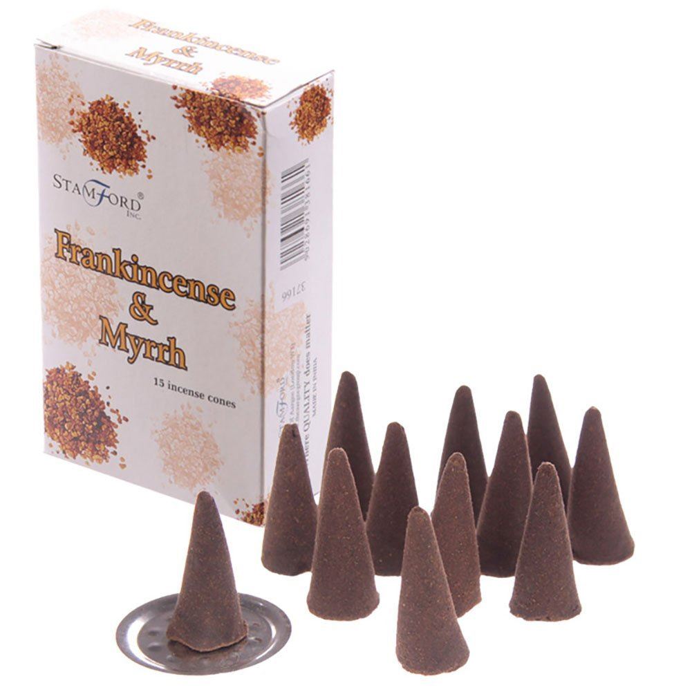 STAMFORD INCENSE CONES- FRANKINCENSE MYRRH    37166. INC209C \\\INC209C