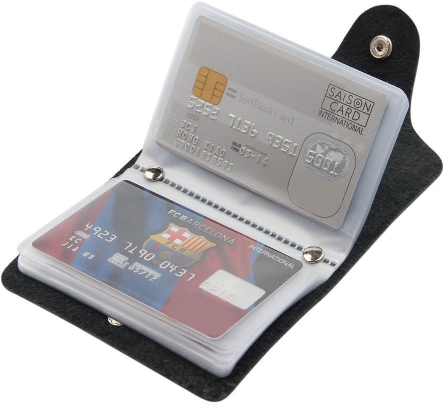 ASSORTED COLOUR CREDIT CARD PLASTIC HOLDER WALLET. JL1597 \\\JL3666