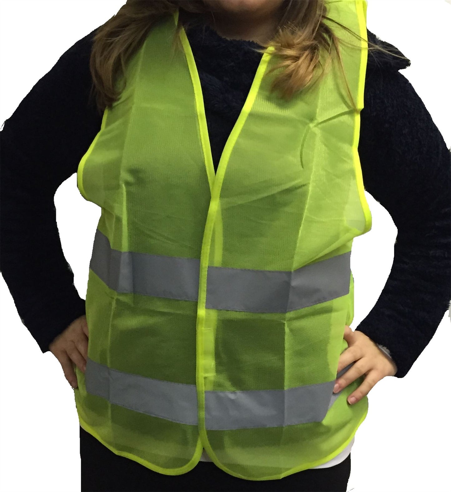 HIGH VISABILITY SAFETY VEST WITH REFLECTIVE BANDING  79626. JL1913 \\\JL8117