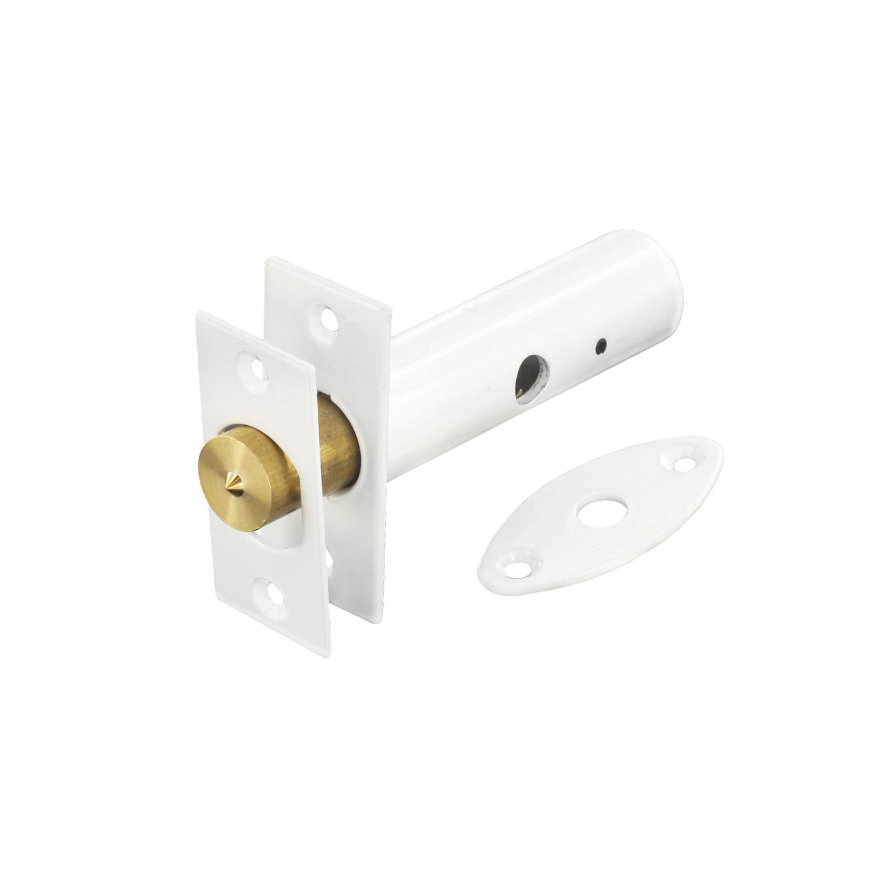 SECURIT S1063 WHITE SECURITY DOORBOLT 60MM. MP-S1063 \\\KD00009