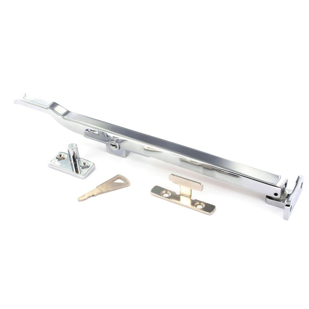 SECURIT S1074 LOCKING WINDOW STAY CHROME 250MM. MP-S1074 \\\KD00014