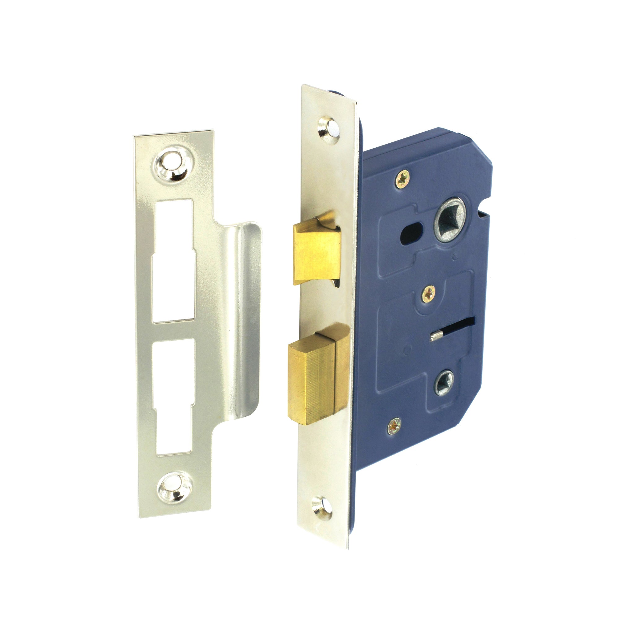 SECURIT S1836 BATHROOM LOCK NICKEL PLATED 63MM. MP-S1836 \\\KD00076
