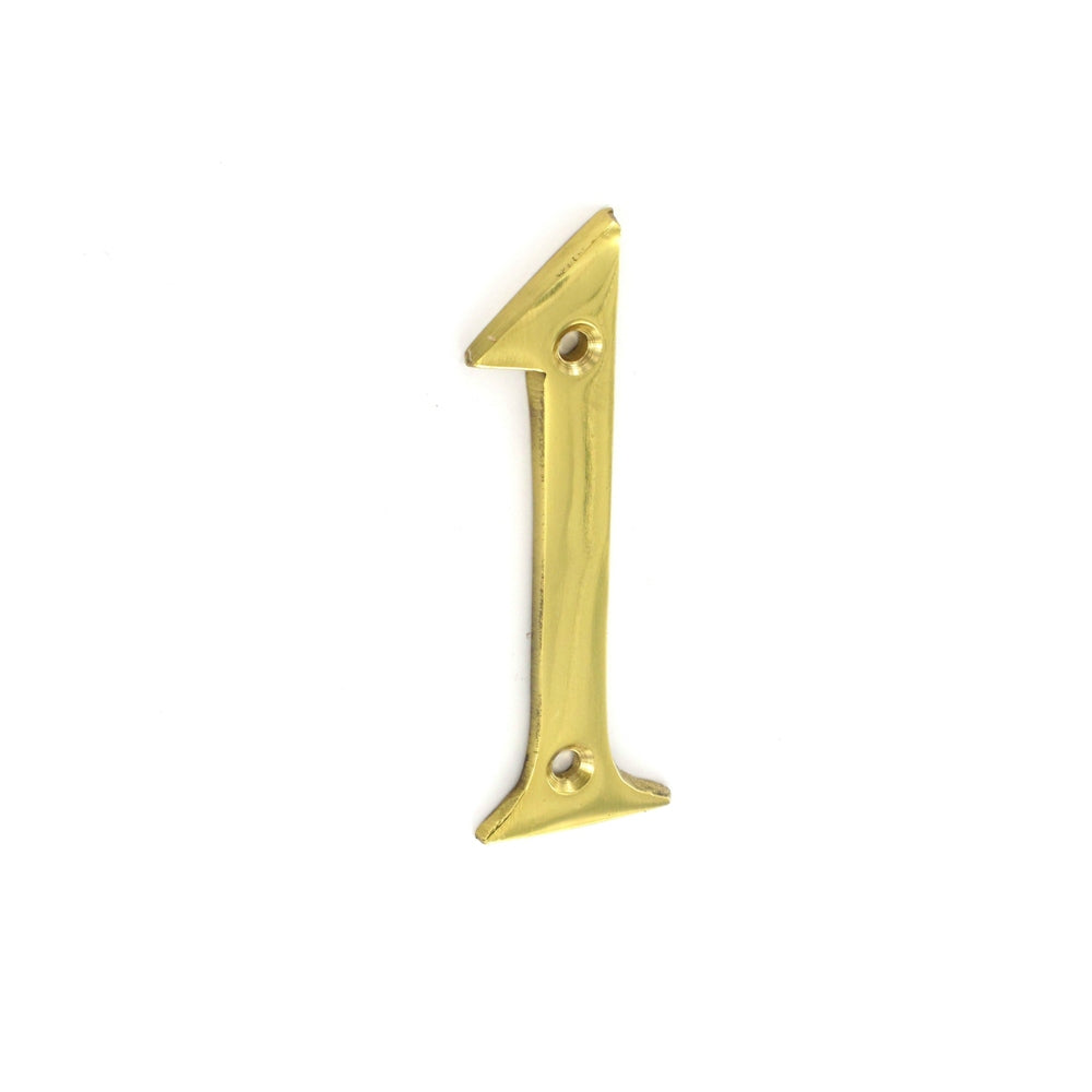 SECURIT S2501 BRASS NUMERAL NO.1 75MM. MP-S2501 \\\KD00102