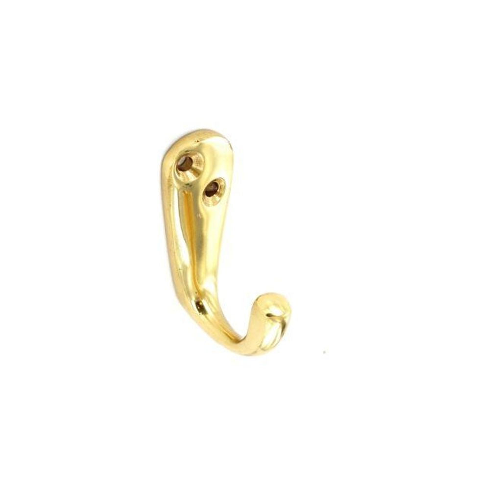 SECURIT S2566 BRASS ROBE HOOK 50MM 2/PK. MP-S2566 \\\KD00118