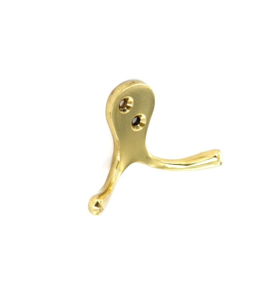 SECURIT S2567 BRASS DBL ROBE HOOK 75MM. MP-S2567 \\\KD00119