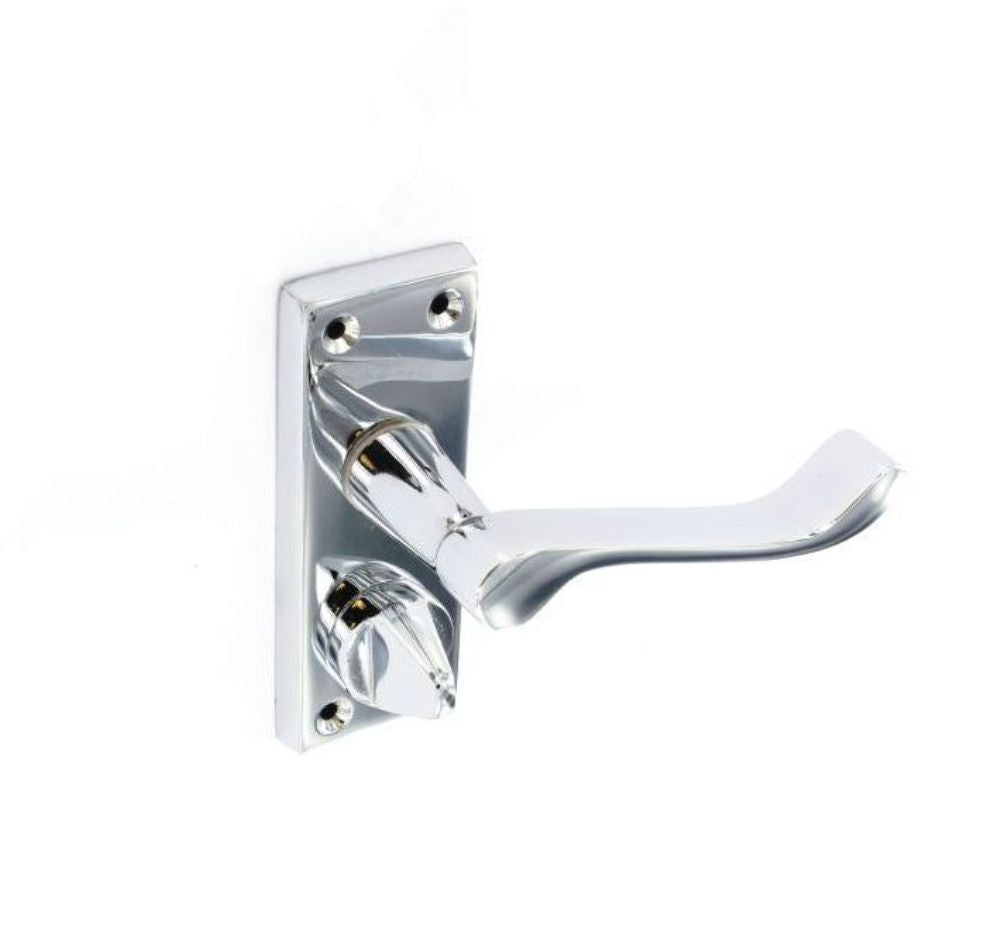 SECURIT S2703 CHROME SELF COLOUR ROLL PRIV HANDLES 115MM PAIR. MP-S2703 \\\KD00132