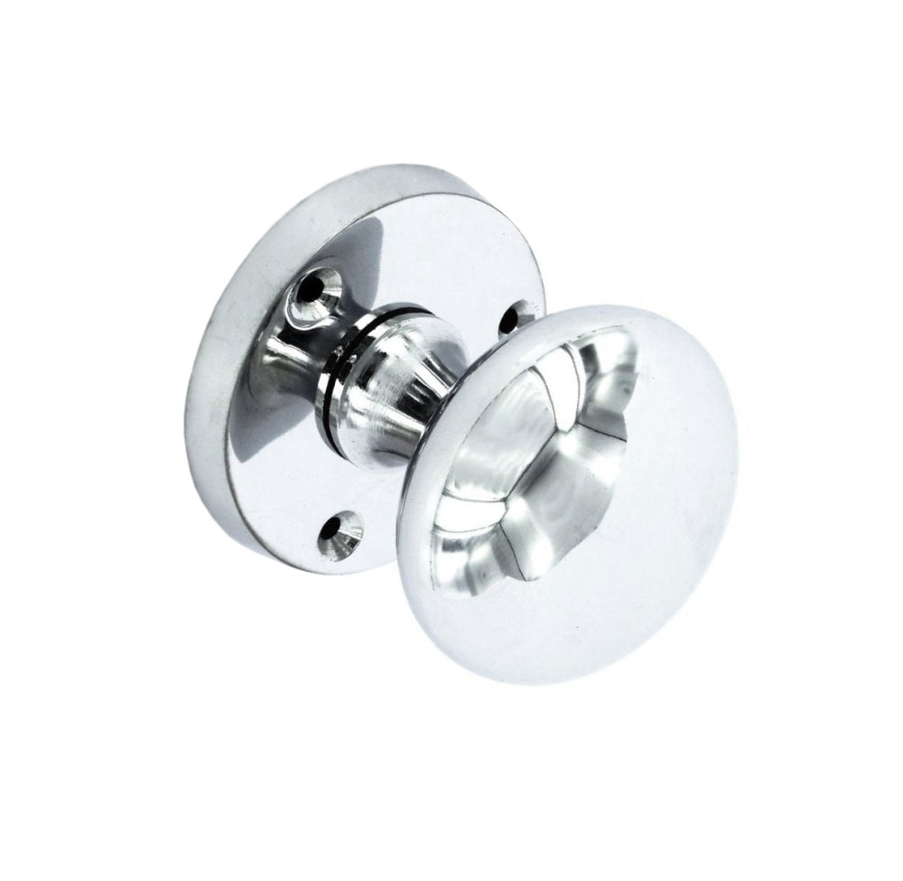 SECURIT S2927 CHROME MORTICE KNOBS ROUND 60MM 2/PK. MP-S2927 \\\KD00134