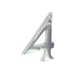 SECURIT S2964 CHROME NUMERAL NO.4 75MM. MP-S2964 \\\KD00150