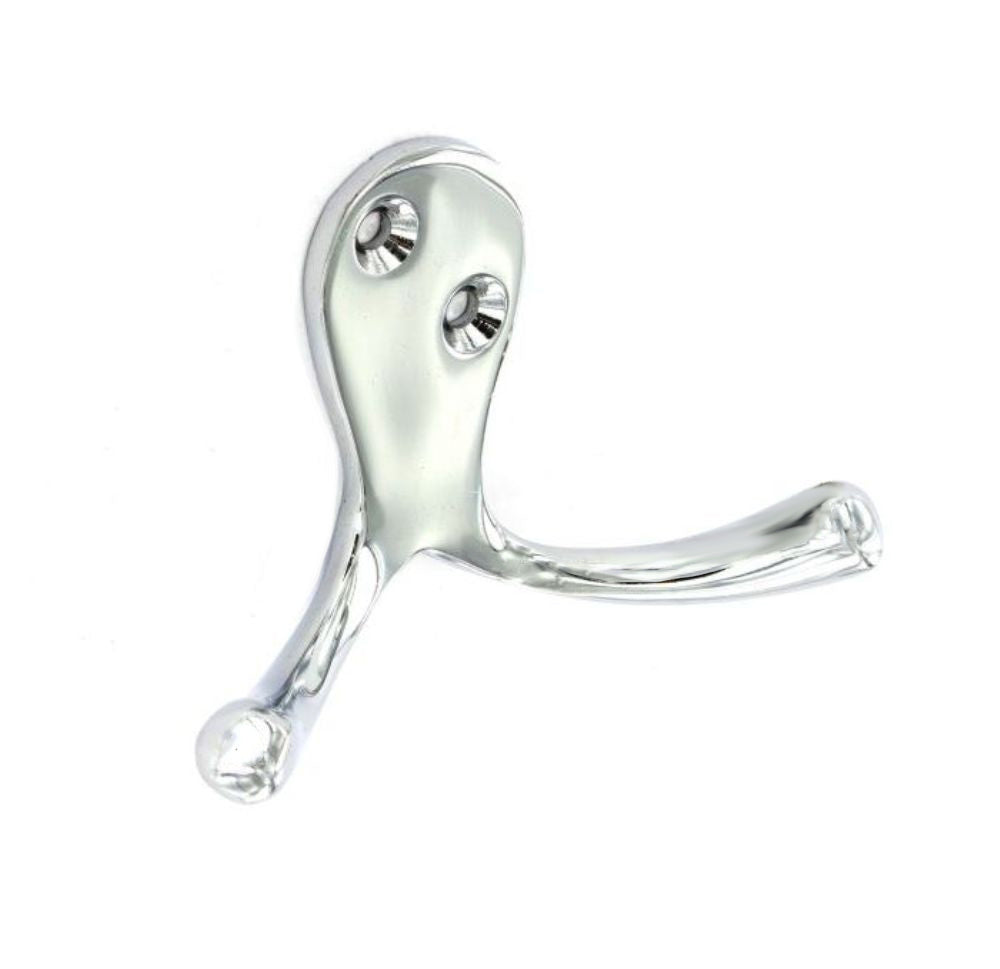 SECURIT S2982 CHROME DBL ROBE HOOK 75MM. MP-S2982 \\\KD00162