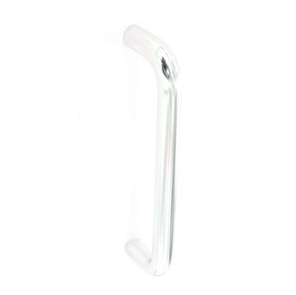 SECURIT S3128 ALUMINIUM REAR FIX ROUND BAR PULL POLISHED HANDLE 230MM. MP-S3128 \\\KD00176