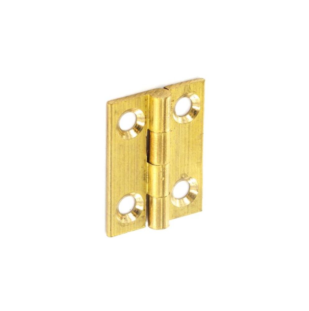 SECURIT S4201 BRASS BUTT HINGES SELF COLOUR 25MM 1.3MM 1 X 3/4 PAIR. MP-S4201 \\\KD00192