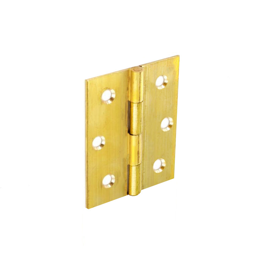 SECURIT S4202 BRASS BUTT HINGES SELF COLOUR 38MM 1.4MM 1 1/2 X 7/8 PAIR. MP-S4202 \\\KD00193