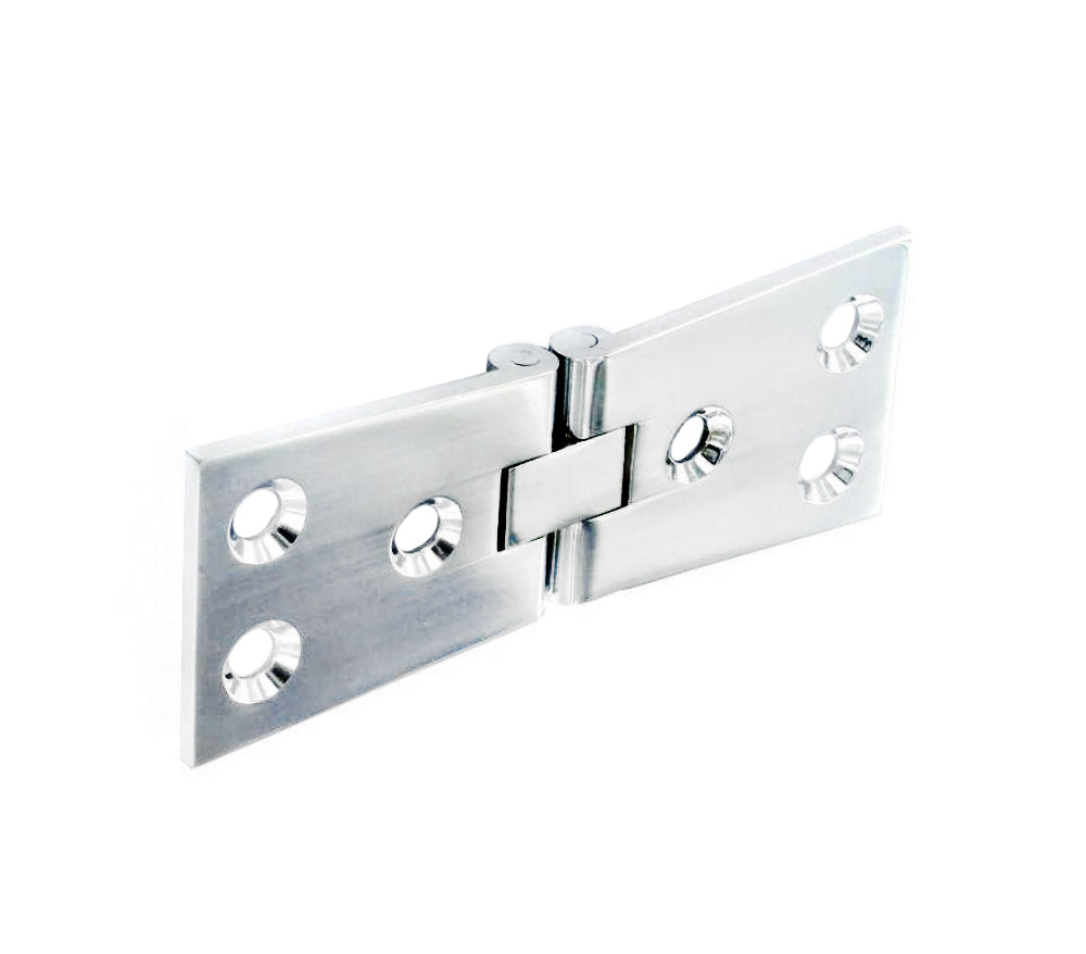 SECURIT S4286 BRASS COUNTERFLAP HINGES CHROME 32MM 1 1/4 X 4 PAIR. MP-S4286 \\\KD00198