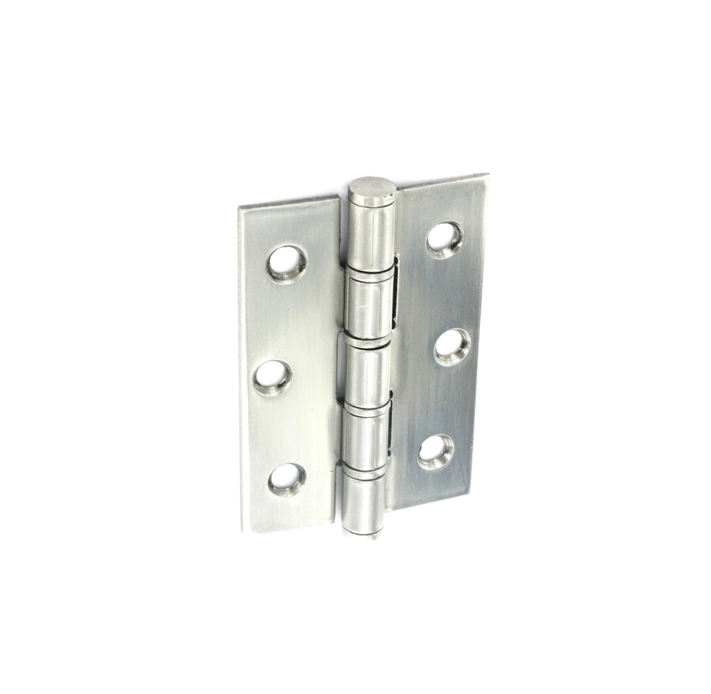 SECURIT S4293 STAINLESS STEEL POLISHED WASHERED HINGES 75MM 2.0MM 3X2 PAIR. MP-S4293 \\\KD00201