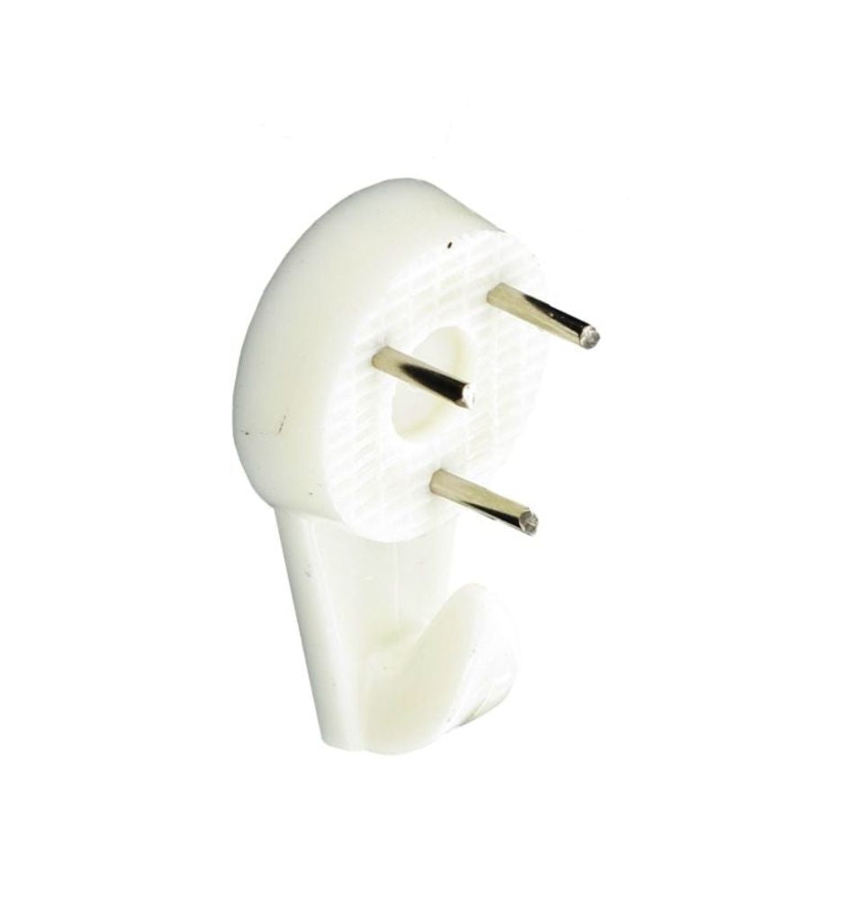 SECURIT S6208 HARD WALL PICTURE HOOKS WHITE 30MM 3/PK. MP-S6208 \\\KD00241