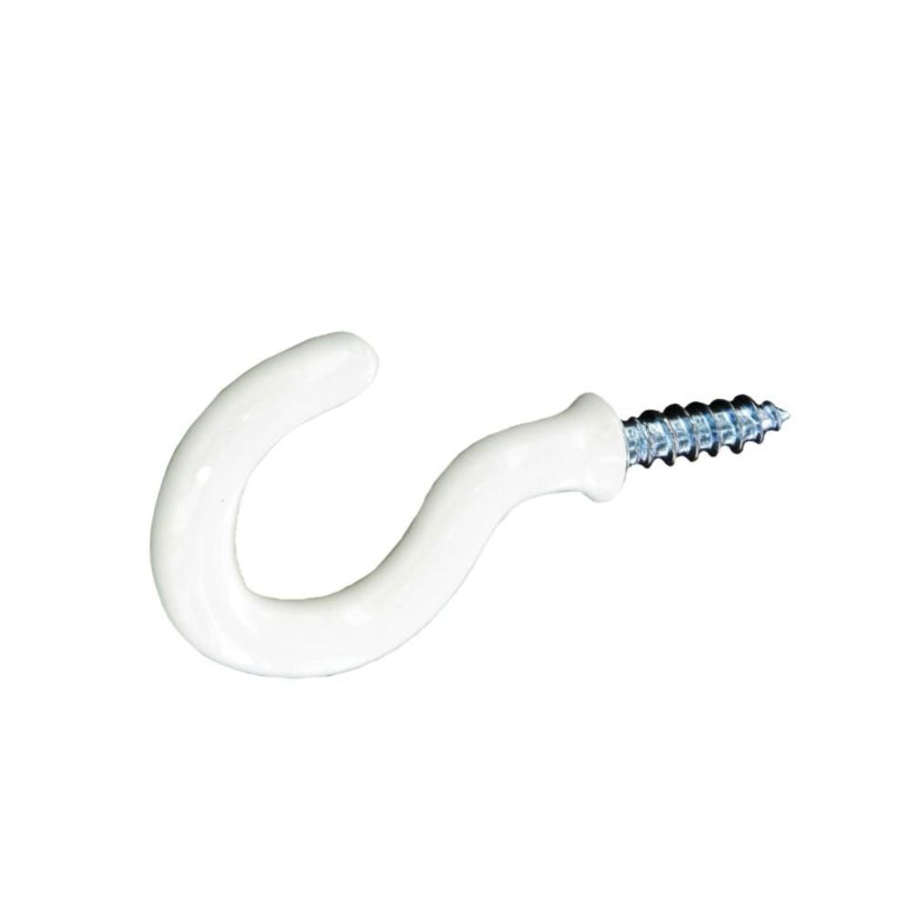 SECURIT S6301 CUP HOOK SHOULDERED WHITE 25MM 5/PK. MP-S6301 \\\KD00260