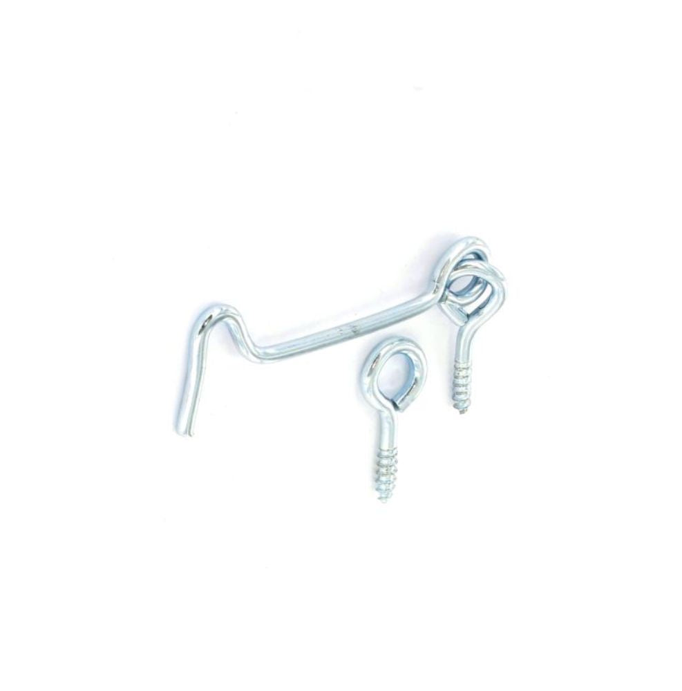 SECURIT S6341 GATE HOOK & EYE ZINC PLATED 75MM 2/PK. MP-S6341 \\\KD00272