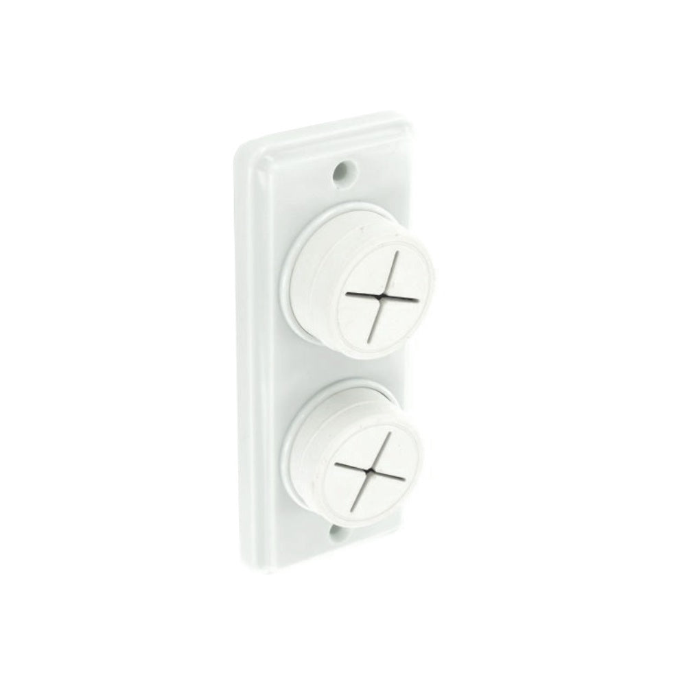 SECURIT S6361 TOWEL HOLDER WHITE DOUBLE. MP-S6361 \\\KD00278