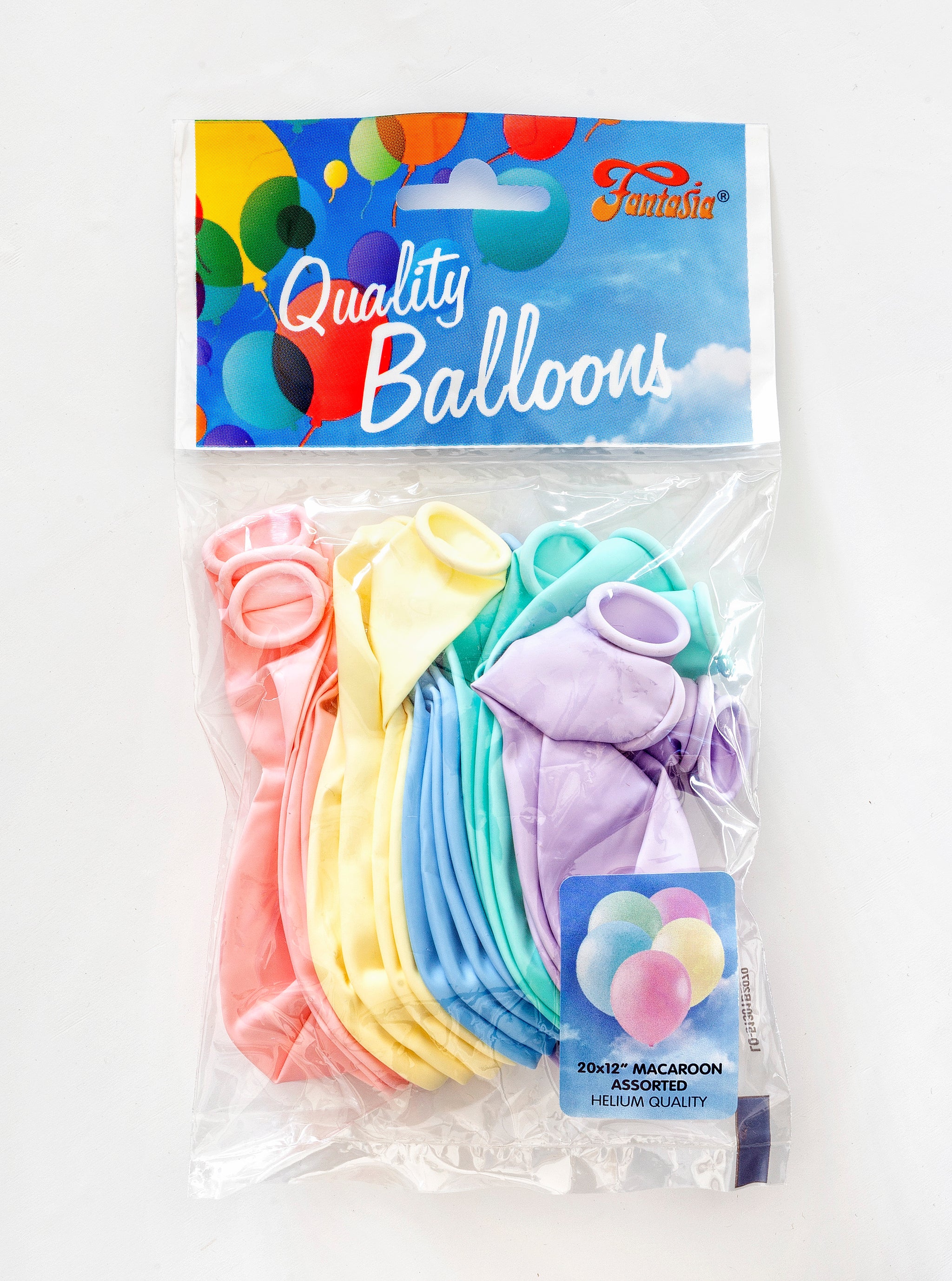 FANTASIA MACARON MULTICOLOUR LATEX BALLOONS 20/PK. PBM11A \\\KD00305