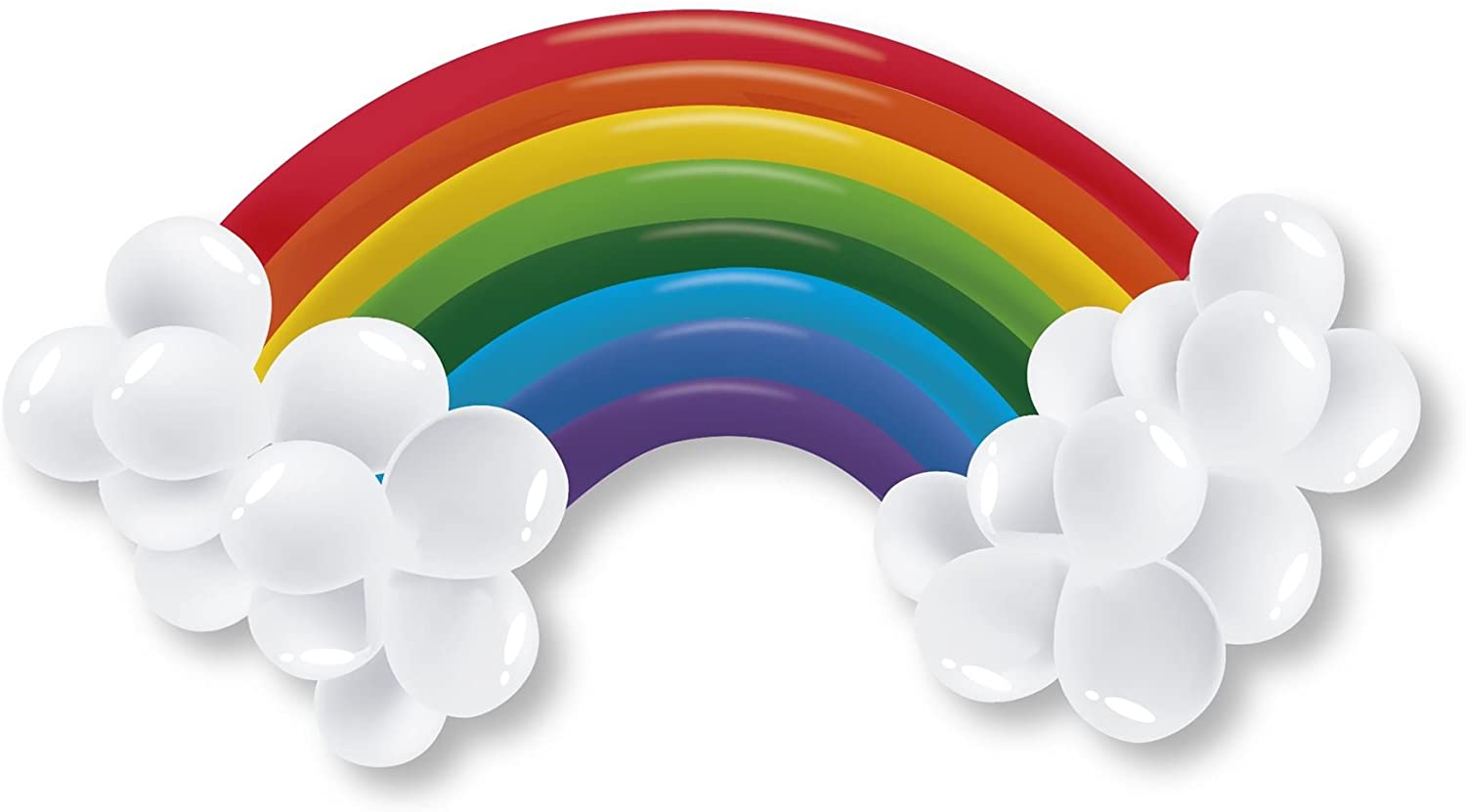 GLOBOS PAYASO RAINBOW BALLOON ARCH KIT. BK10 \\\KD00316