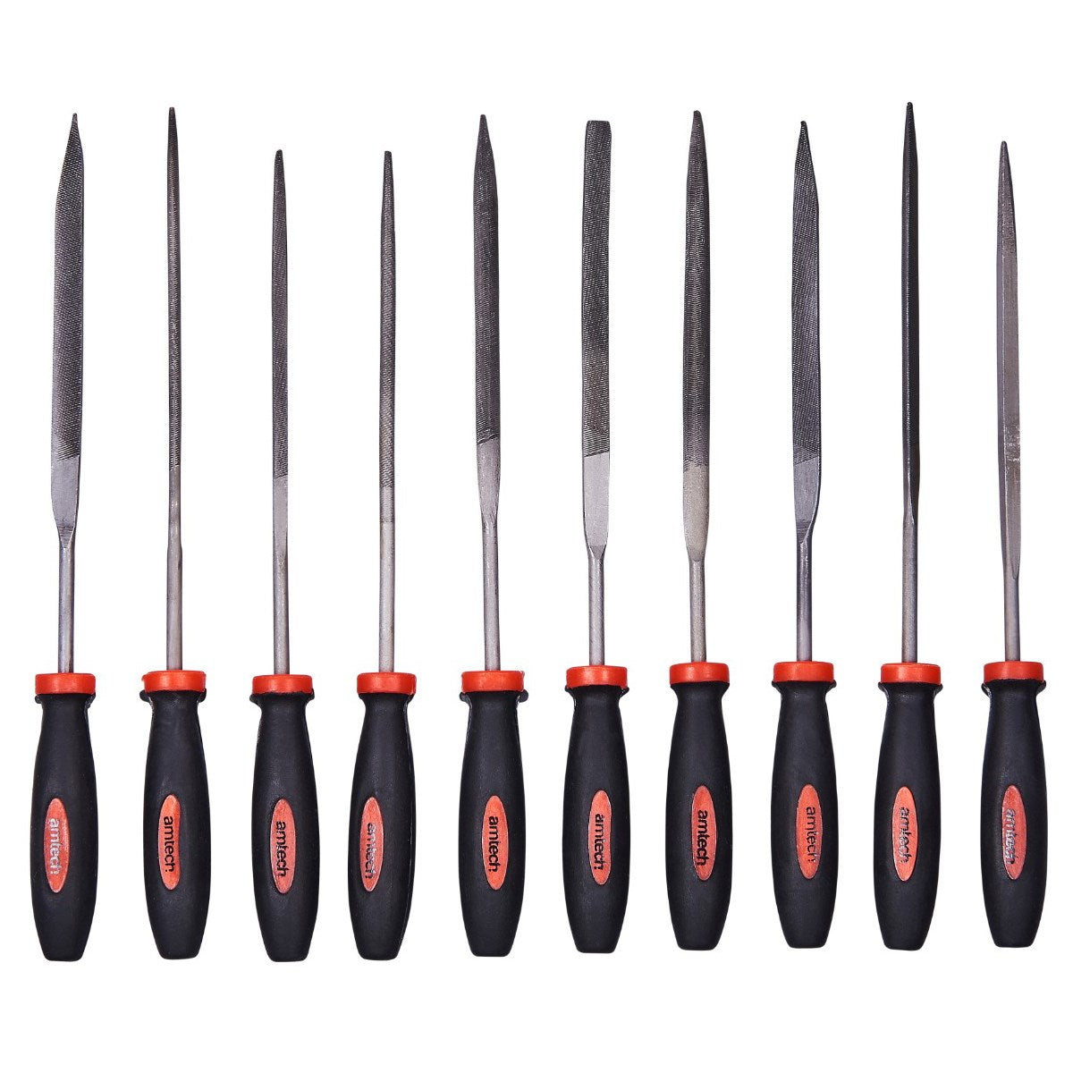 AMTECH NEEDLE FILE SET 140MM 10/PCS. AME1650 \\\KD00393