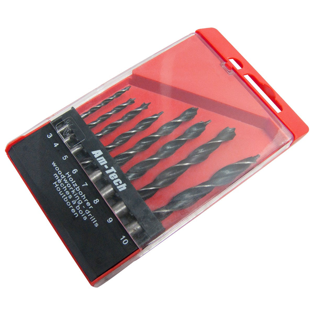 AMTECH WOOD DRILL BIT SET 8/PCS. AMF1500 \\\KD00412