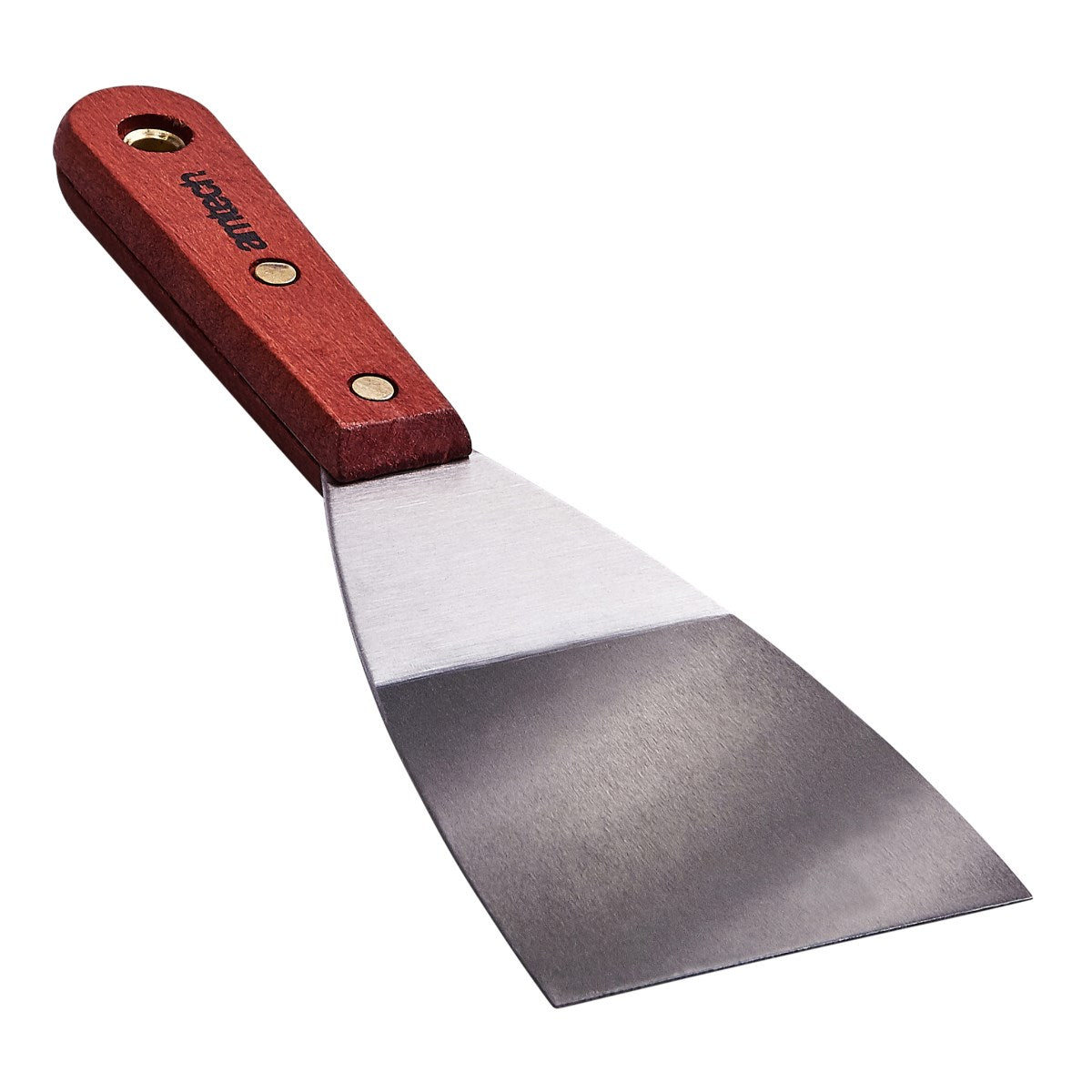 AMTECH WOODEN HANDLE STAINLESS STEEL SCRAPER 75MM / 3 INCH. AMG0800 \\\KD00425