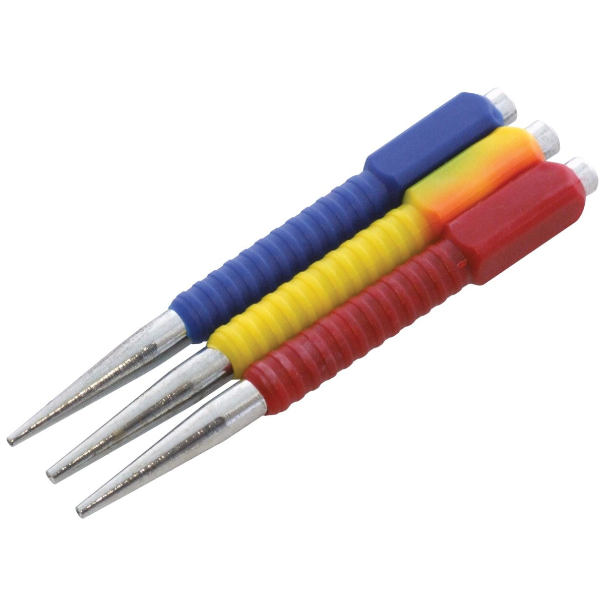 AMTECH COLOUR CODED NAIL PUNCH SET 3/PCS. AMH0815 \\\KD00451
