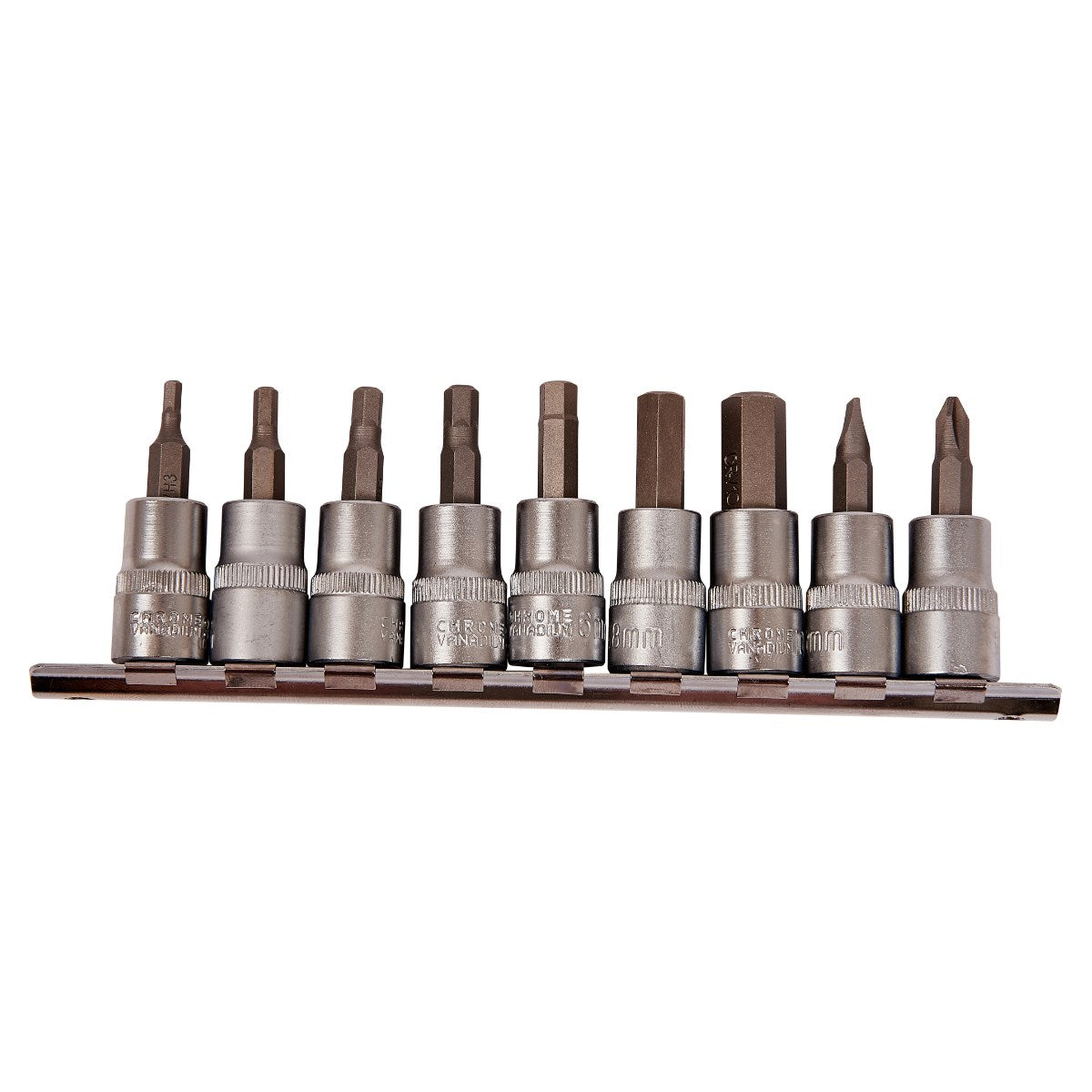 AMTECH 3/8 INCH DRIVE HEX BIT SOCKET SET 10/PCS. AMI8150 \\\KD00461