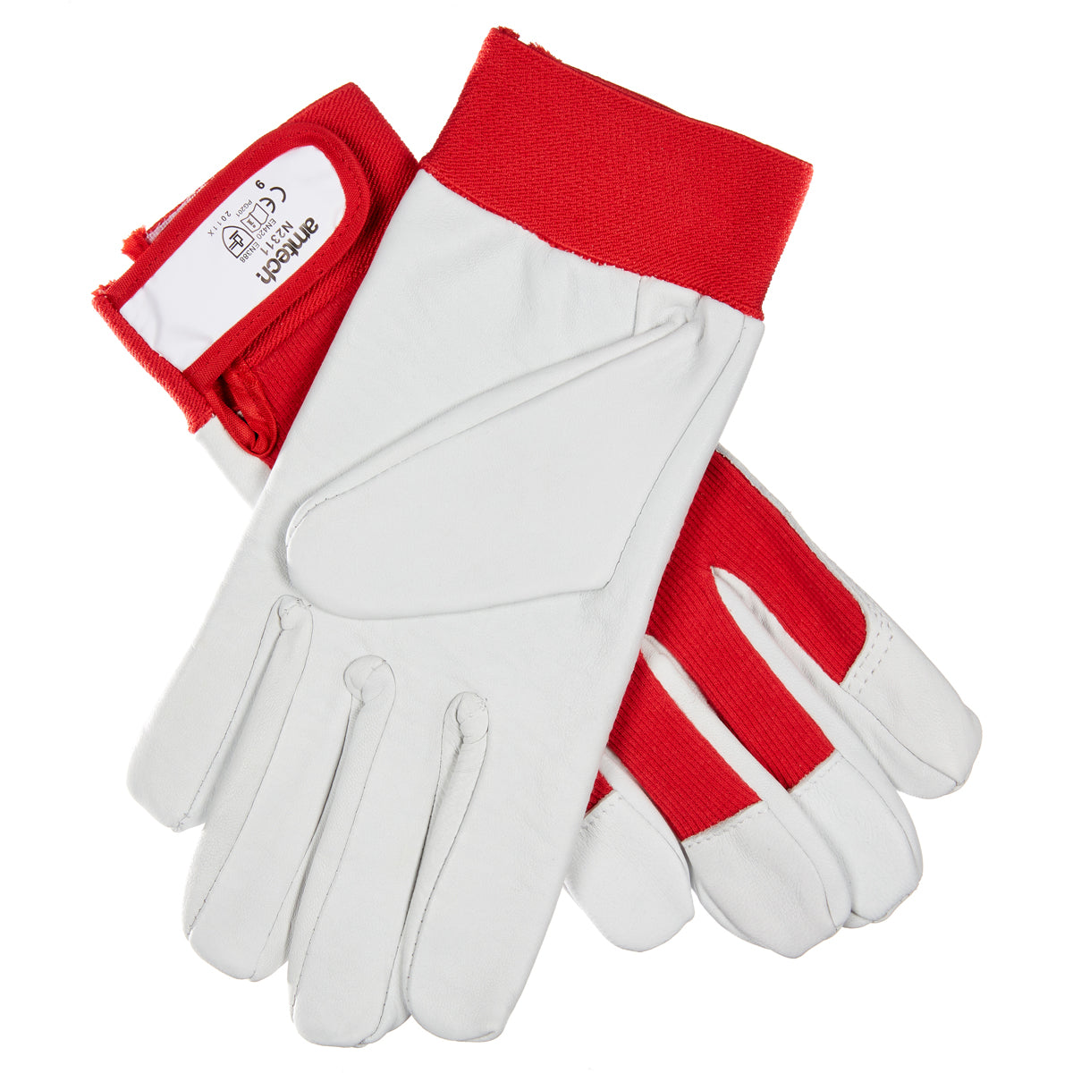 AMTECH FINE LEATHER PALM GLOVES L - SIZE:9. AMN2311 \\\KD00498