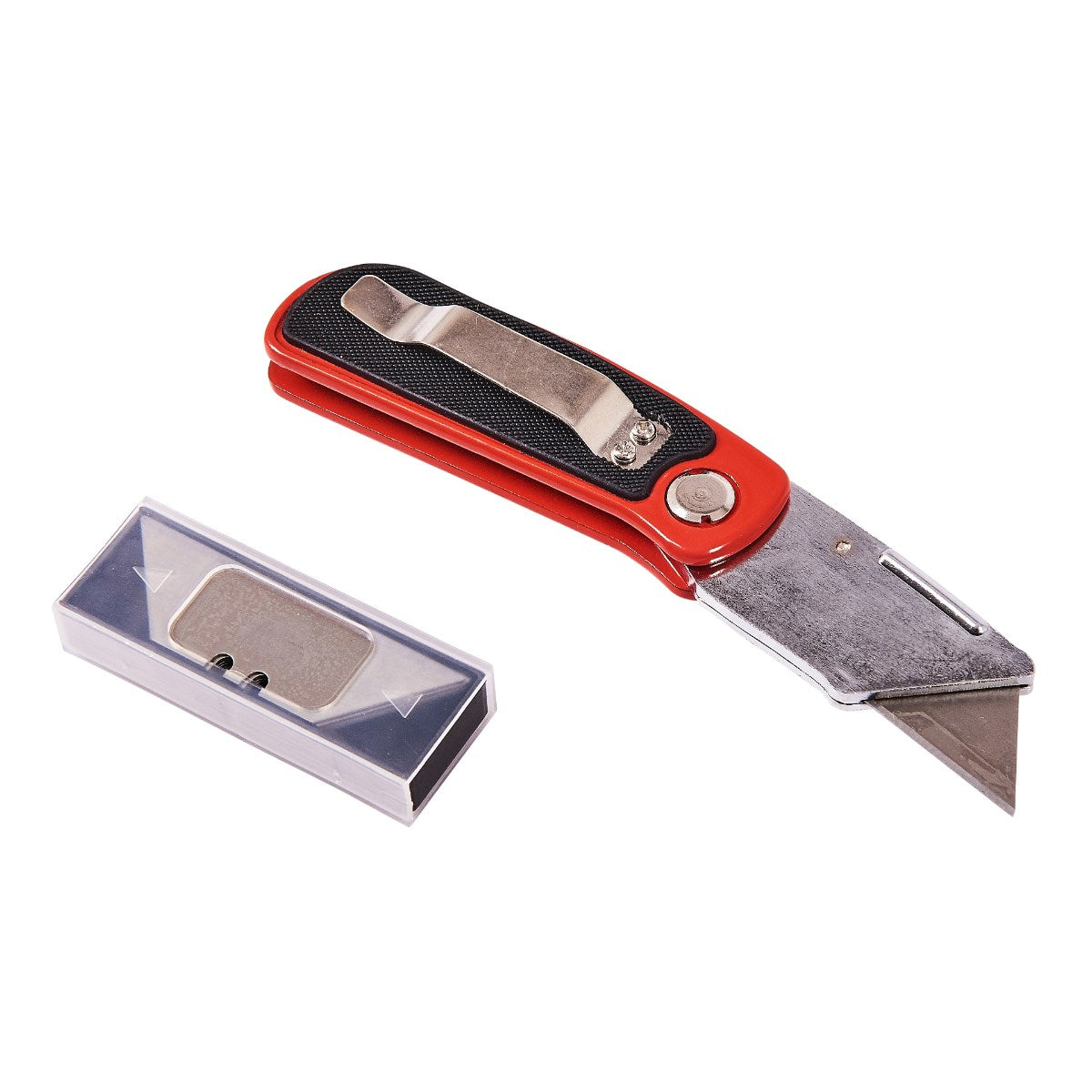 AMTECH FOLDING LOCK-BACK UTILITY KNIFE - CUSHION GRIP. AMS0315 \\\KD00522