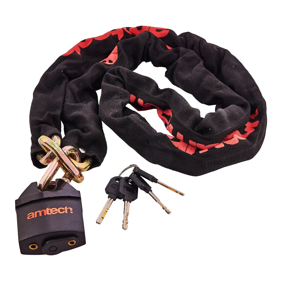 AMTECH SLEEVED CHAIN LOCK - SQUARE LINKS 72 INCH. AMS3280 \\\KD00534