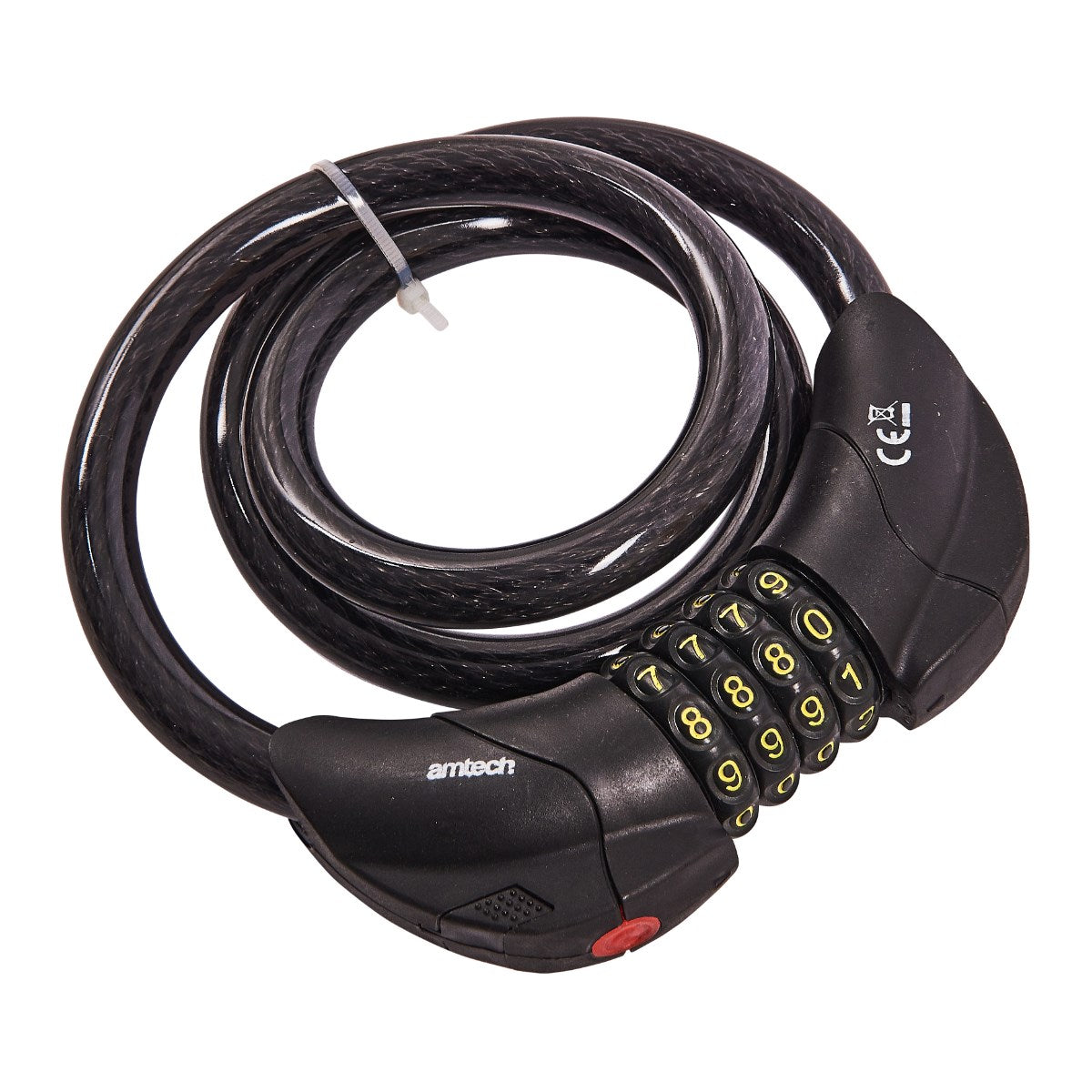 AMTECH LED COMBINATION CABLE LOCK. AMT1835 \\\KD00566