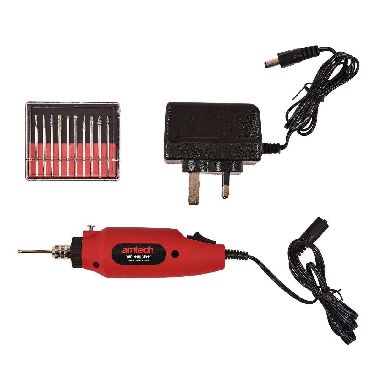 AMTECH MINI ENGRAVER KIT. AMV2550 \\\KD00581