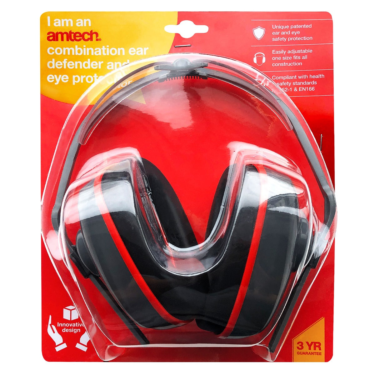 AMTECH COMBINATION EAR DEFENDER & EYE PROTECTION. AMA3580 \\\KD00617
