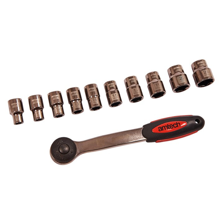 AMTECH 1/2 INCH SOCKET SET 11 PCS. AMI0370 \\\KD00628