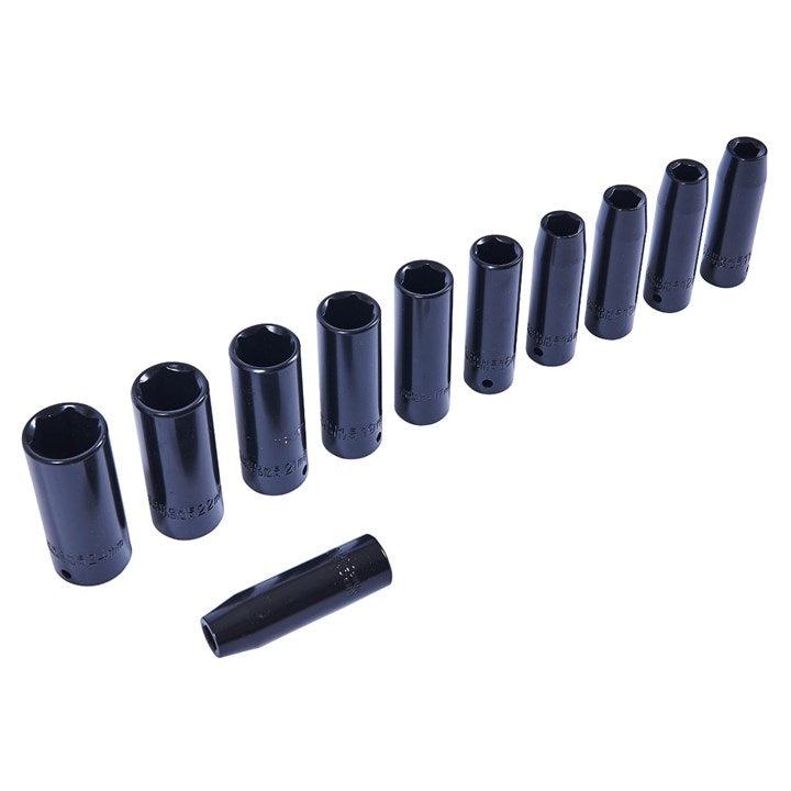 AMTECH 1/2 INCH DEEP IMPACT SOCKET SET 11/PK. AMI7205 \\\KD00631